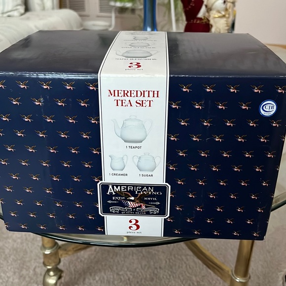 HP 🎉 American Living Tea Set NWT - Picture 2 of 16